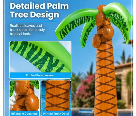 Inflatable Palm Tree Details